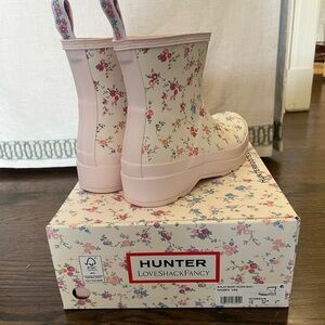 Hunter Boots x Loveshack Fancy Size 7